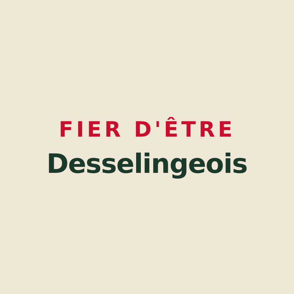 Tote bag « Fier d'être Desselingeois » — design pour Desseling