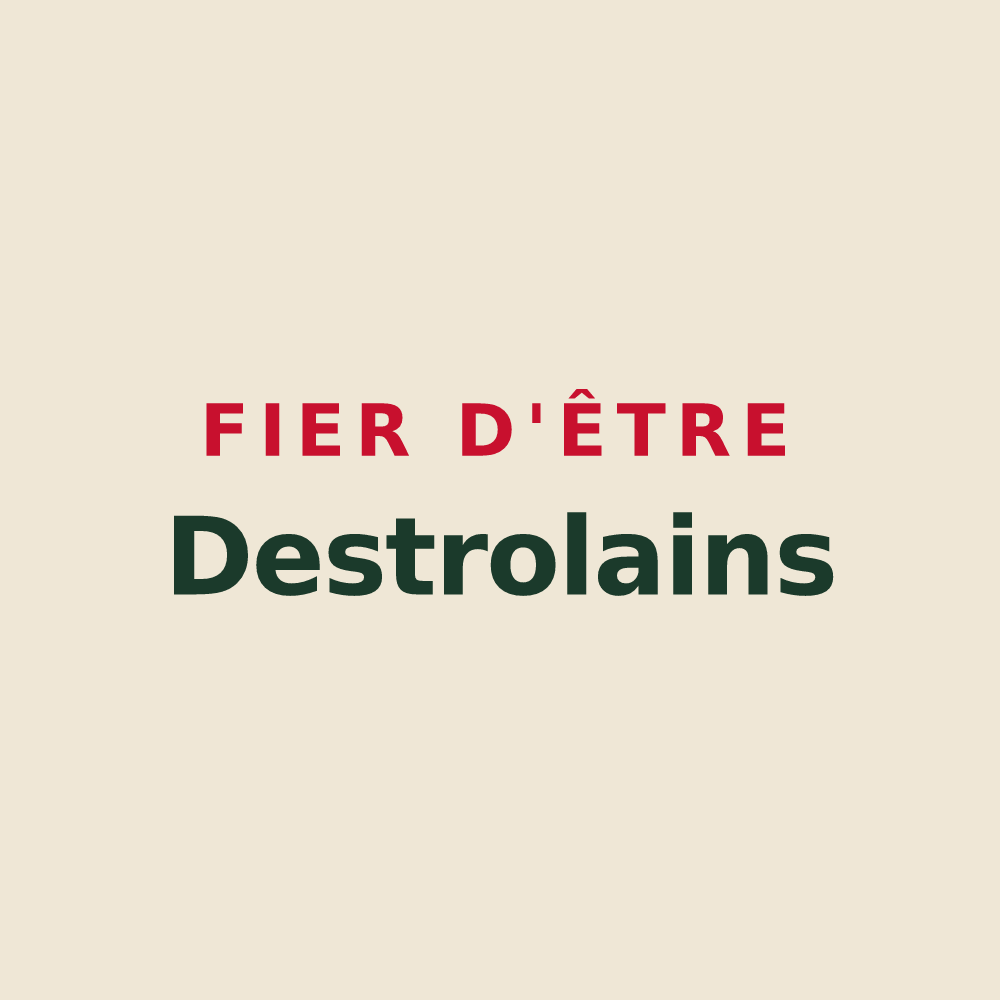 Tote bag « Fier d'être Destrolains » — design pour Détrier