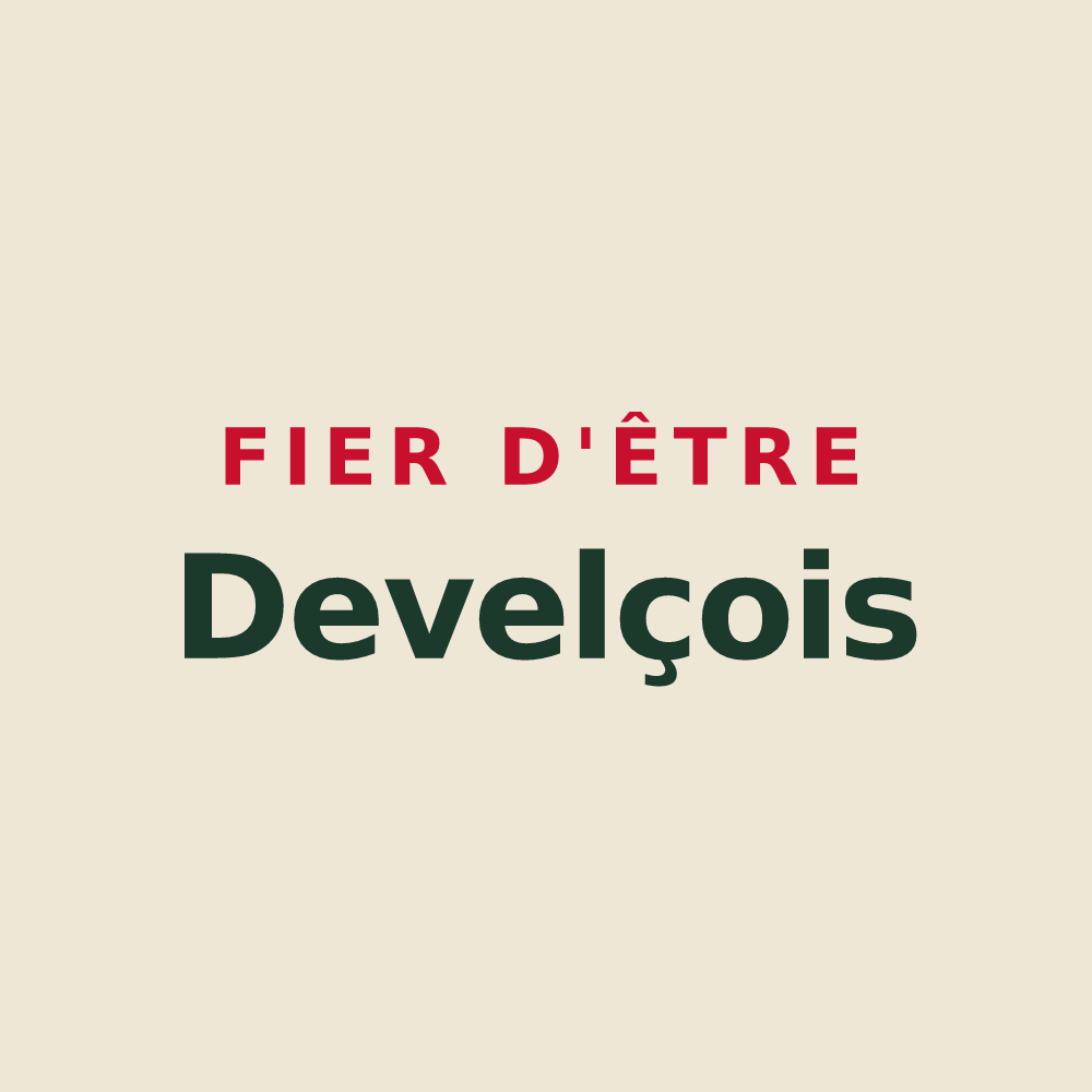 Tote bag « Fier d'être Develçois » — design pour Devecey