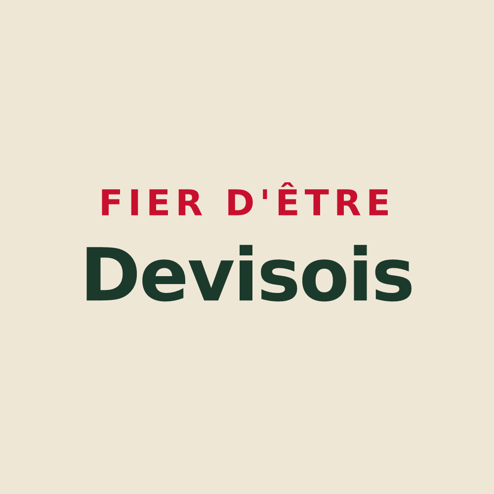 Tote bag « Fier d'être Devisois » — design pour Devise