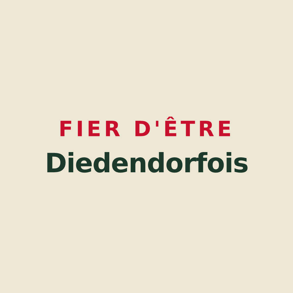 Tote bag « Fier d'être Diedendorfois » — design pour Diedendorf