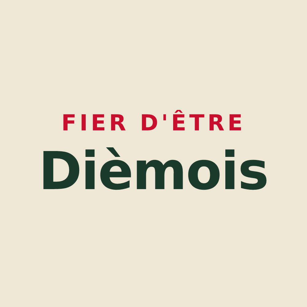 Tote bag « Fier d'être Dièmois » — design pour Dième
