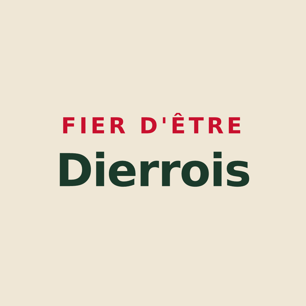 Tote bag « Fier d'être Dierrois » — design pour Dierre