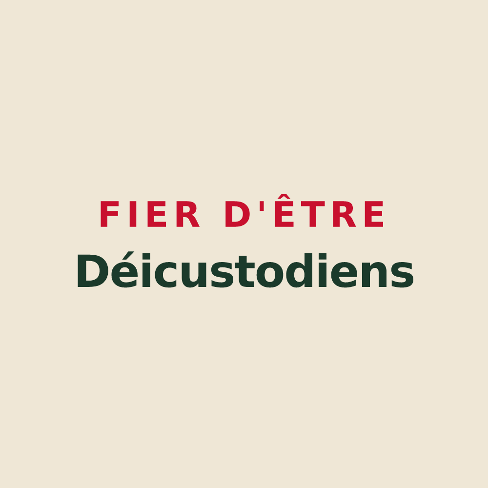 Tote bag « Fier d'être Déicustodiens » — design pour Dieulouard