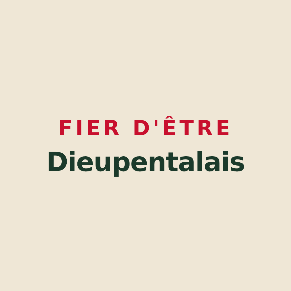 Tote bag « Fier d'être Dieupentalais » — design pour Dieupentale
