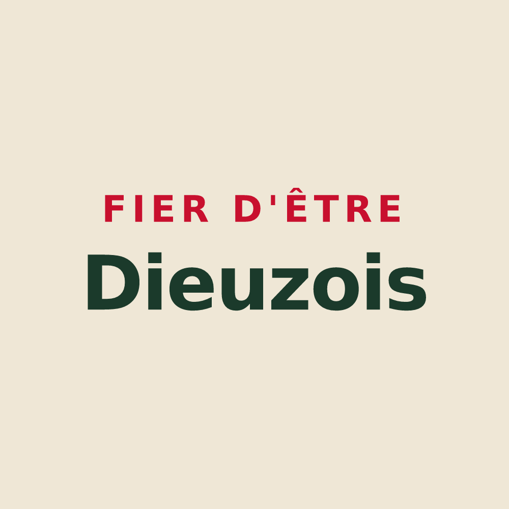 Tote bag « Fier d'être Dieuzois » — design pour Dieuze