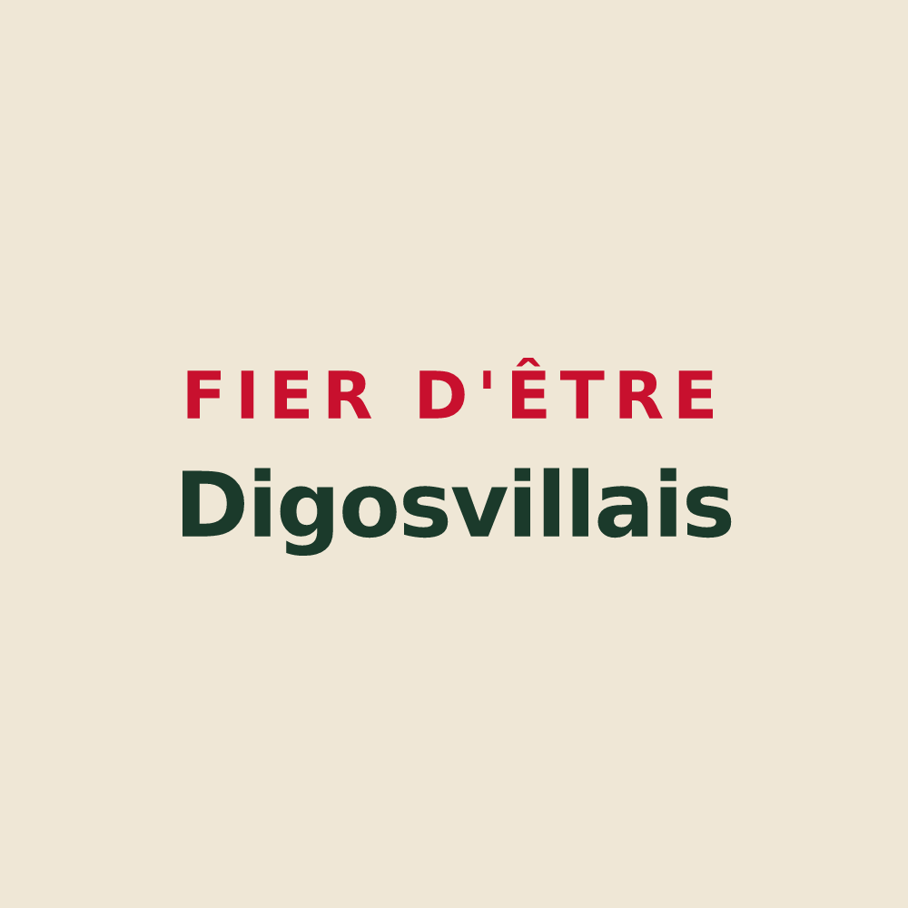 Tote bag « Fier d'être Digosvillais » — design pour Digosville