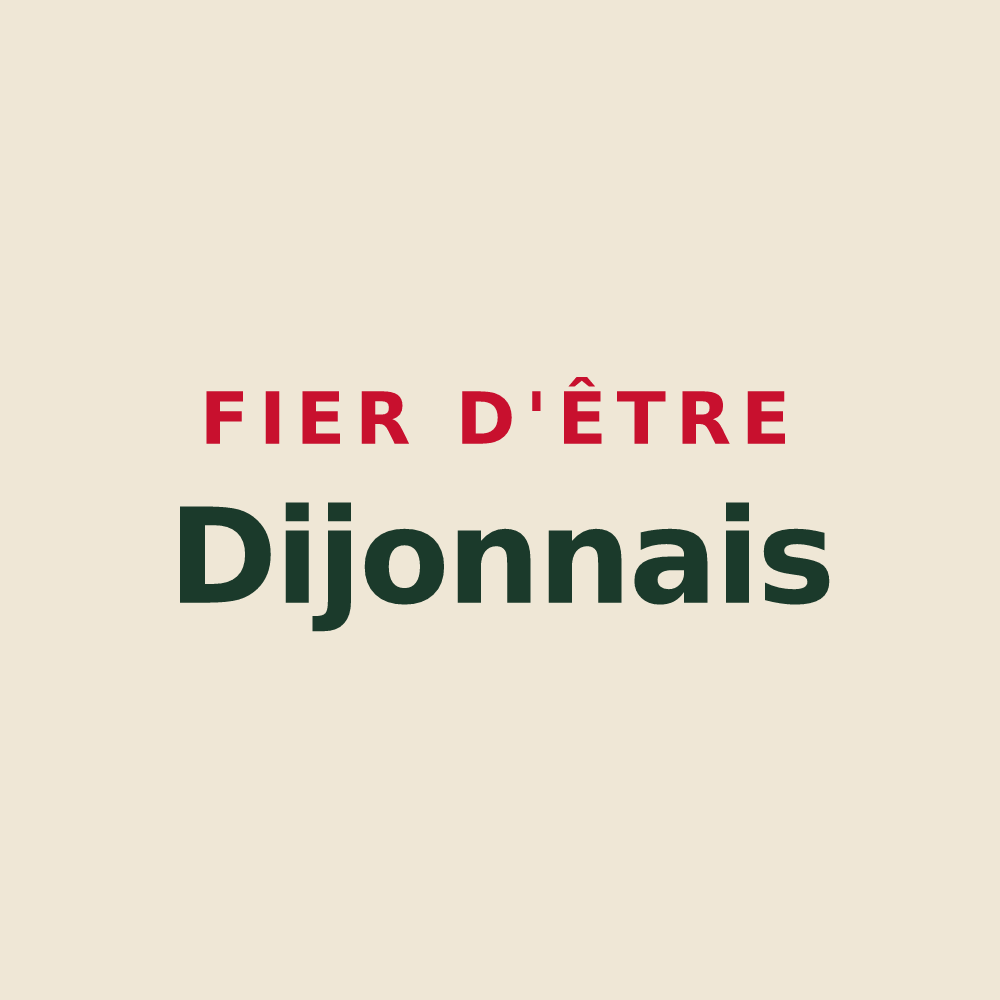 Tote bag « Fier d'être Dijonnais » — design pour Dijon