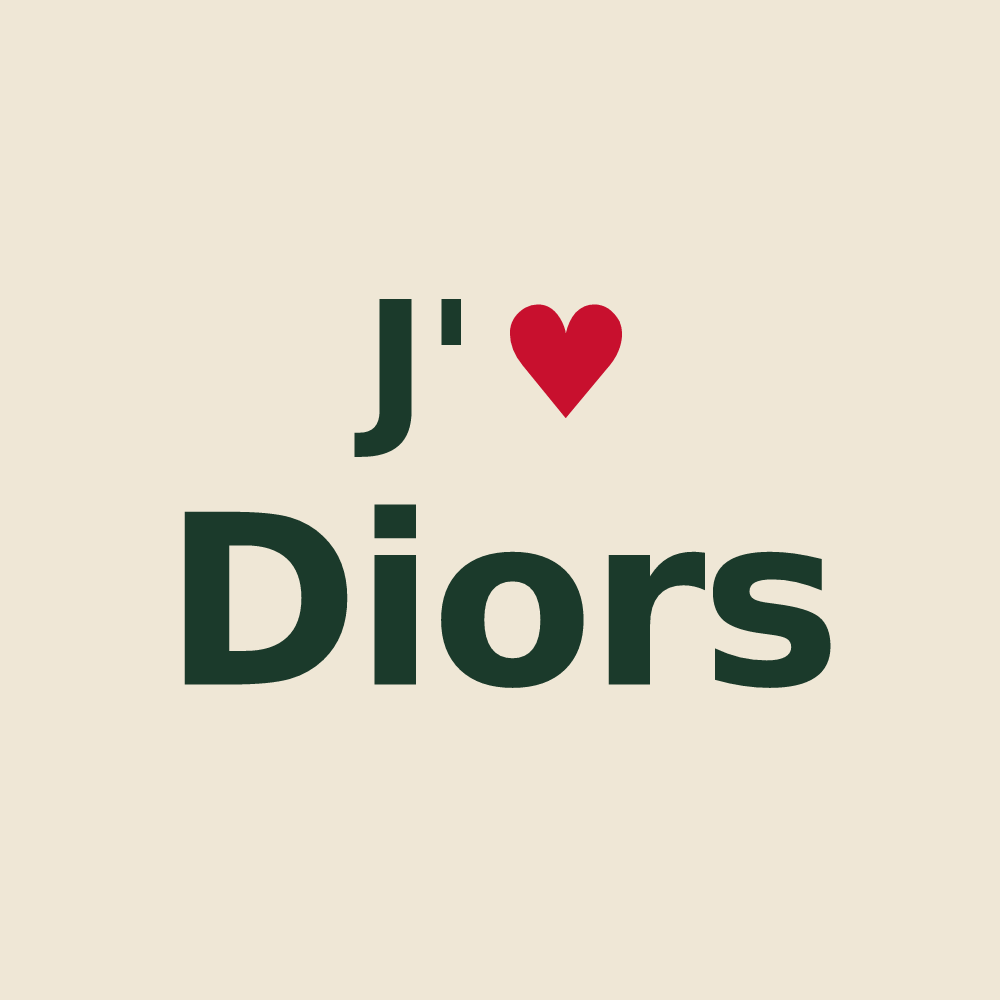 Tote bag personnalisé Diors — design J'aime Diors