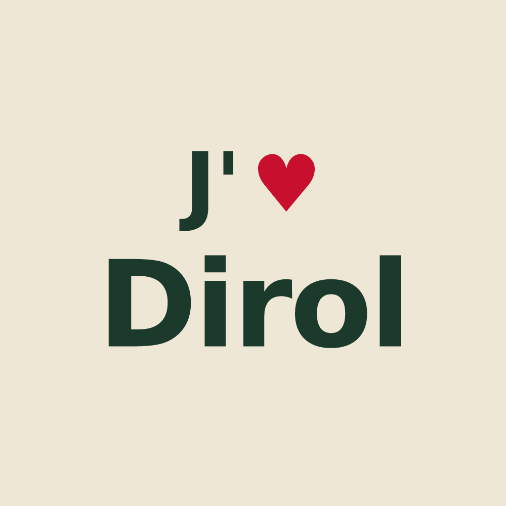 Tote bag personnalisé Dirol — design J'aime Dirol
