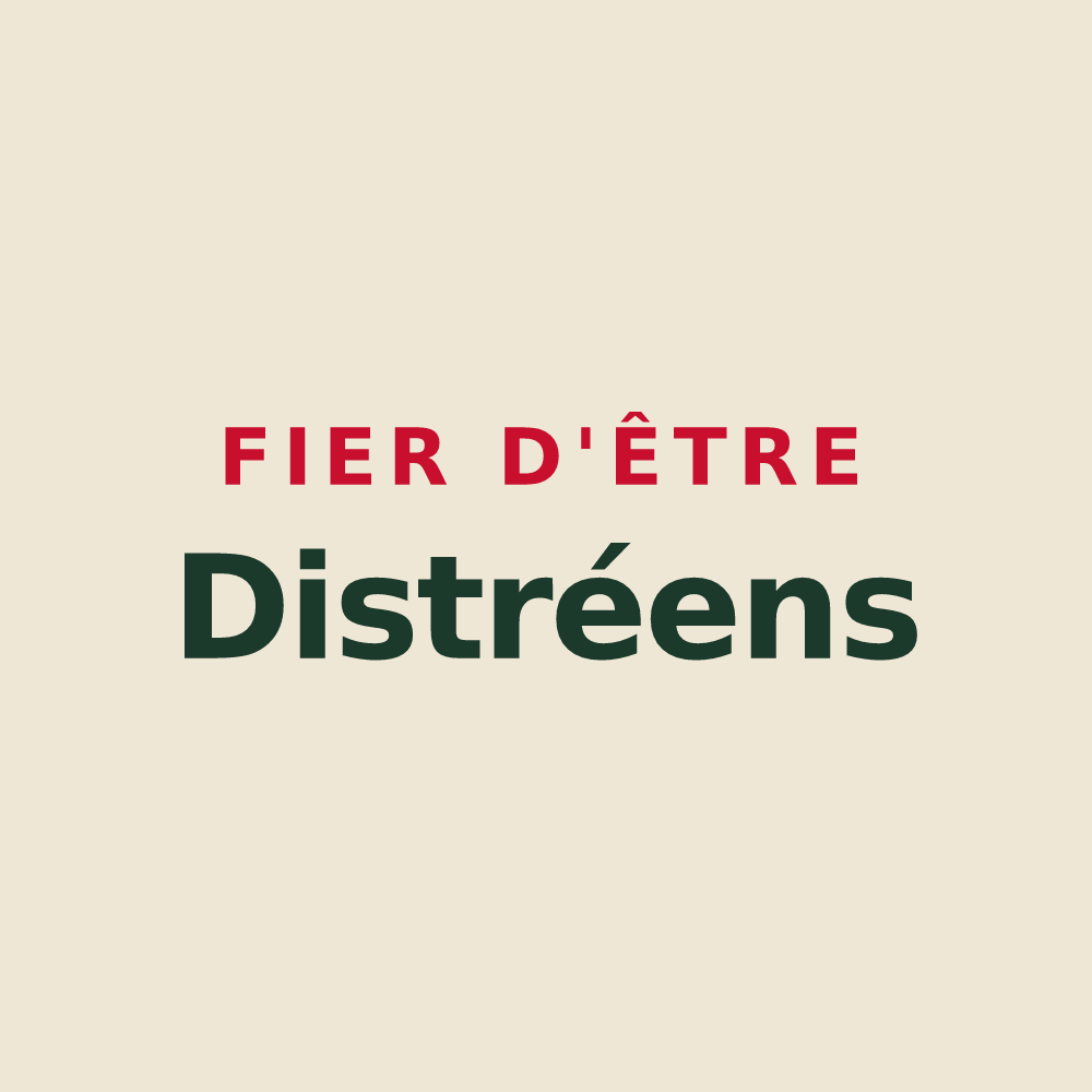 Tote bag « Fier d'être Distréens » — design pour Distré