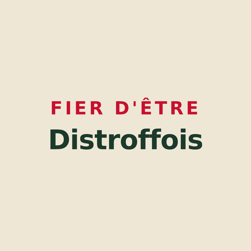 Tote bag « Fier d'être Distroffois » — design pour Distroff