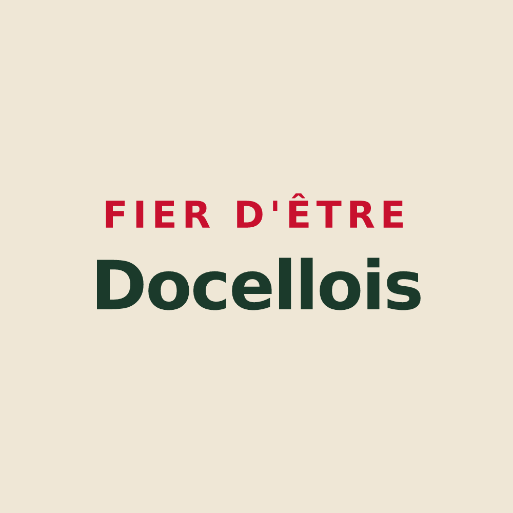 Tote bag « Fier d'être Docellois » — design pour Docelles