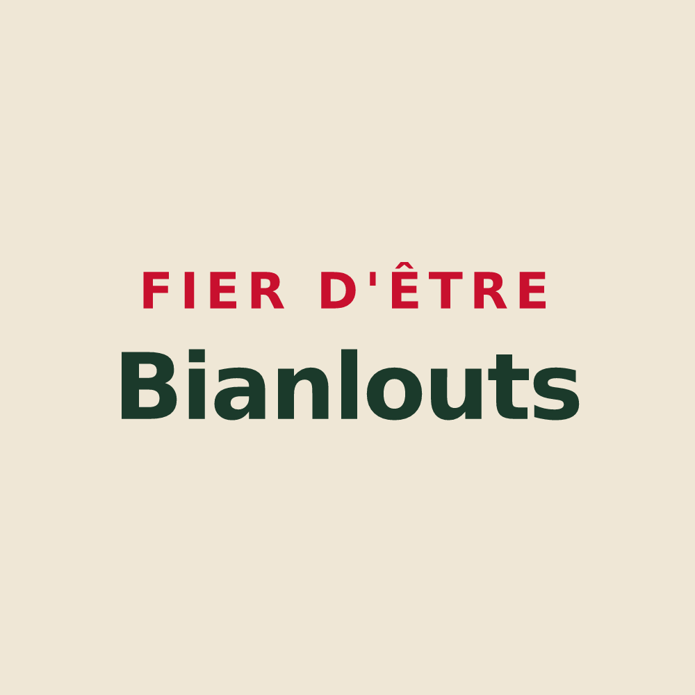 Tote bag « Fier d'être Bianlouts » — design pour Dogneville