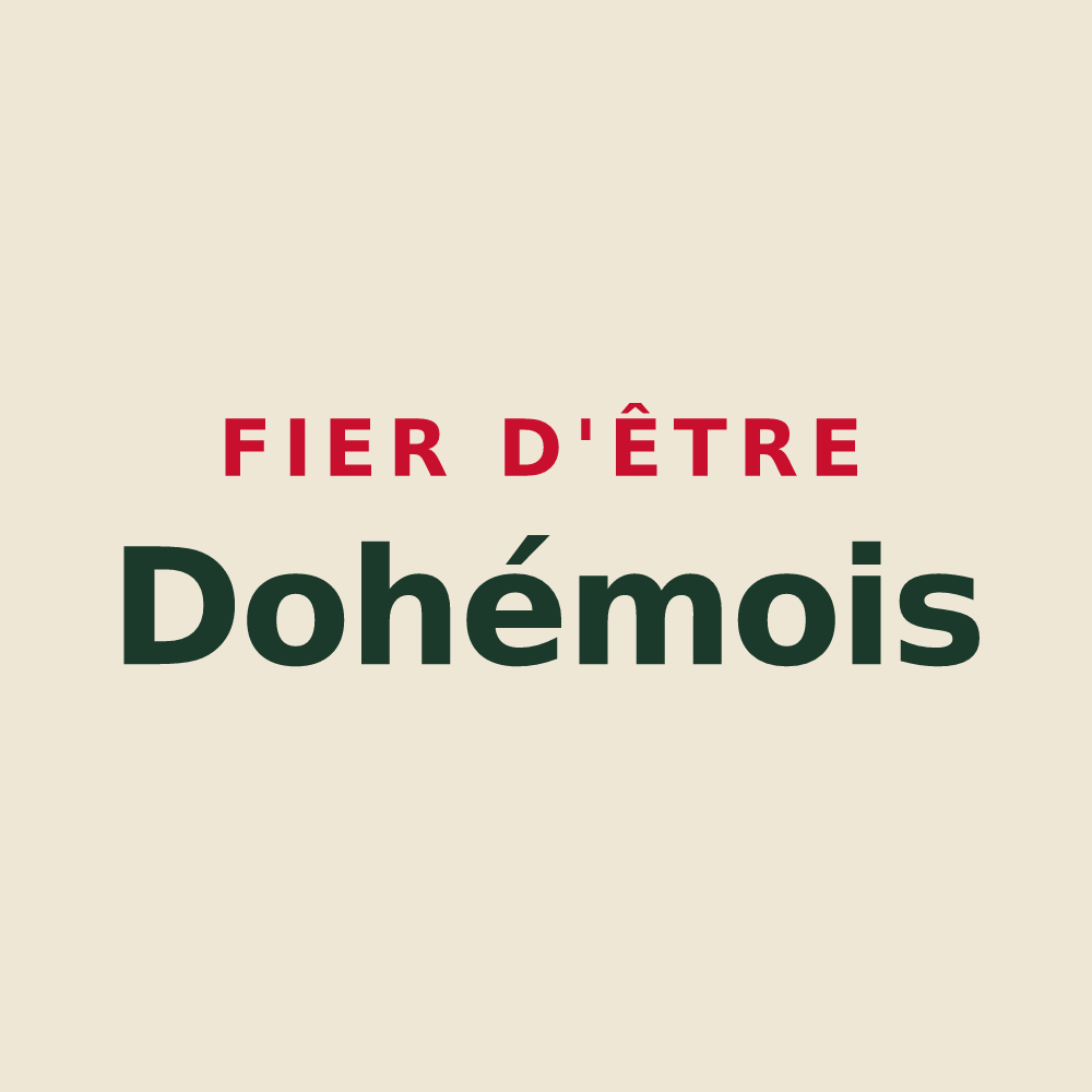 Tote bag « Fier d'être Dohémois » — design pour Dohem
