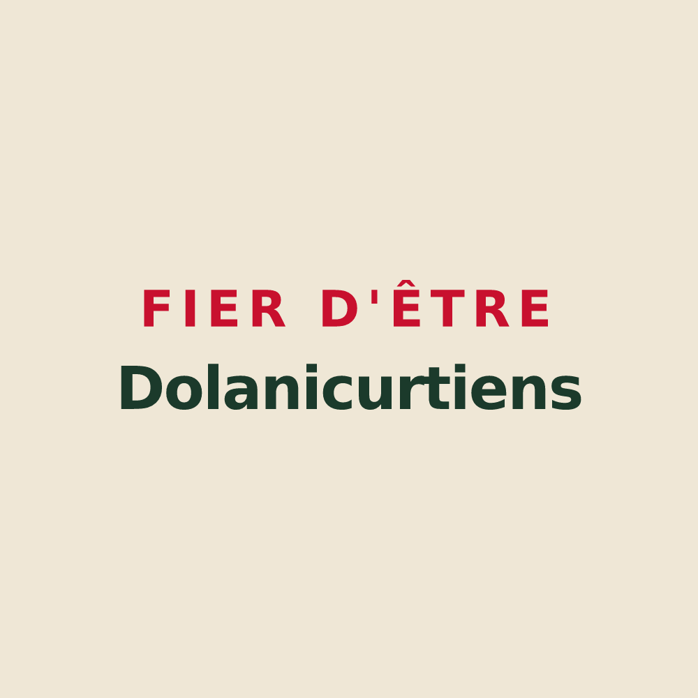 Tote bag « Fier d'être Dolanicurtiens » — design pour Dolaincourt