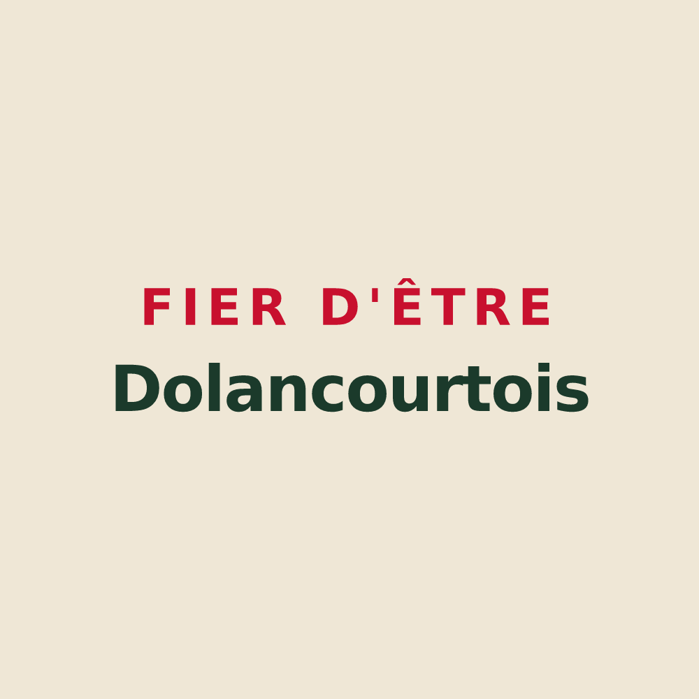 Tote bag « Fier d'être Dolancourtois » — design pour Dolancourt