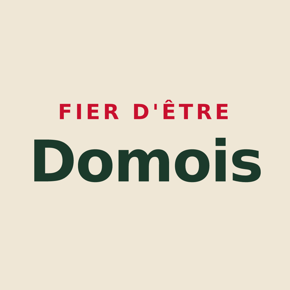 Tote bag « Fier d'être Domois » — design pour Dom-le-Mesnil