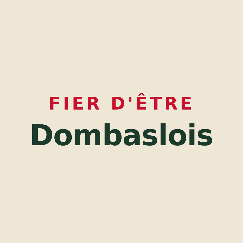 Tote bag « Fier d'être Dombaslois » — design pour Dombasle-en-Xaintois