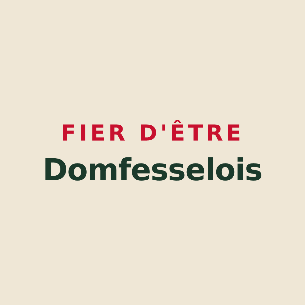 Tote bag « Fier d'être Domfesselois » — design pour Domfessel