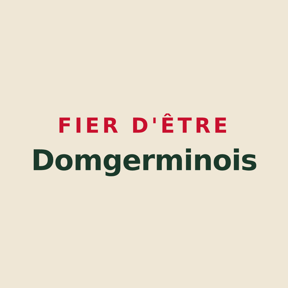 Tote bag « Fier d'être Domgerminois » — design pour Domgermain