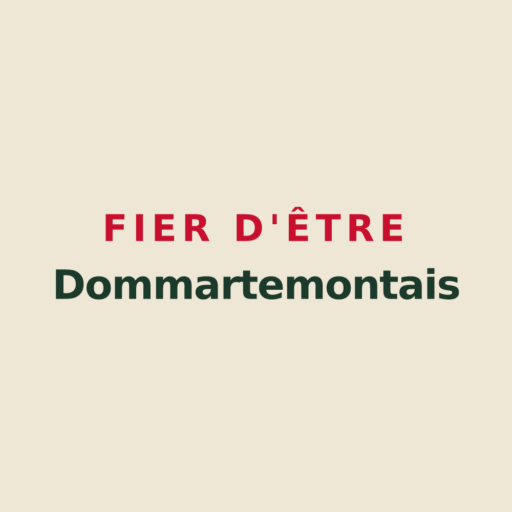 Tote bag « Fier d'être Dommartemontais » — design pour Dommartemont
