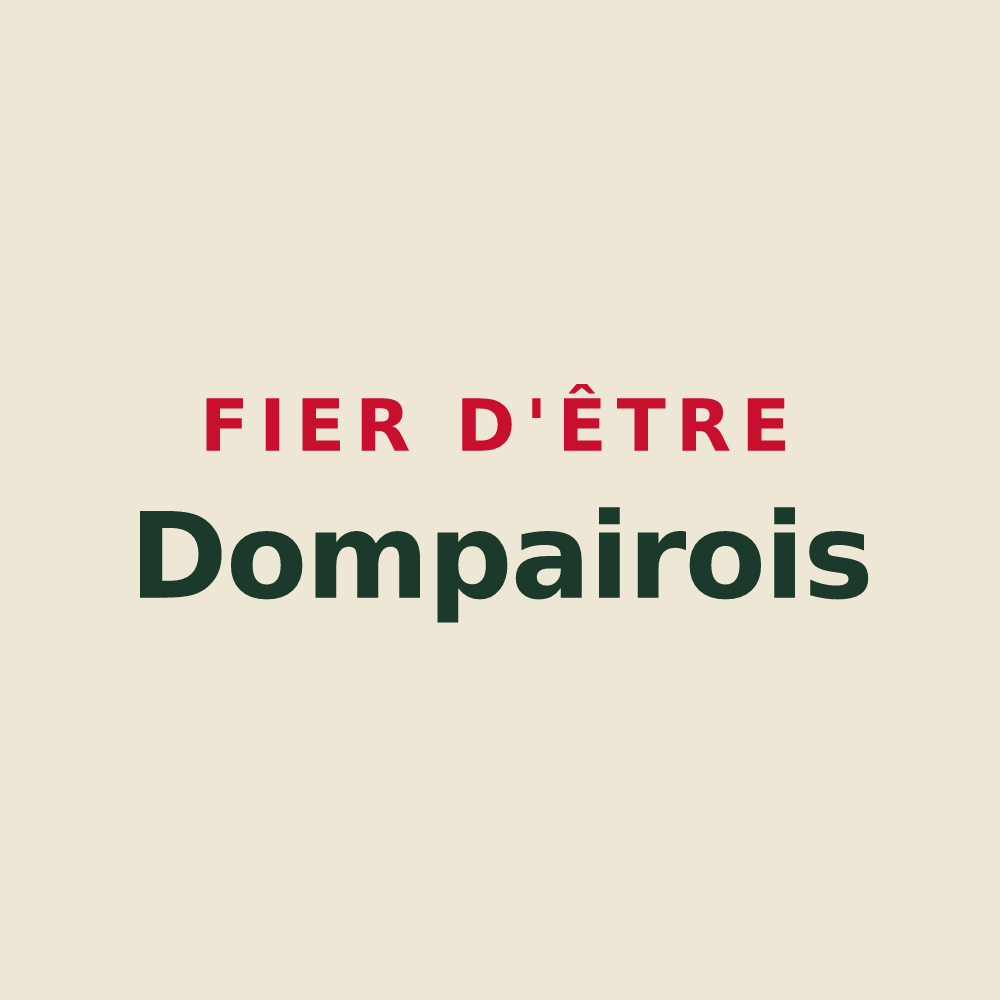 Tote bag « Fier d'être Dompairois » — design pour Dompaire