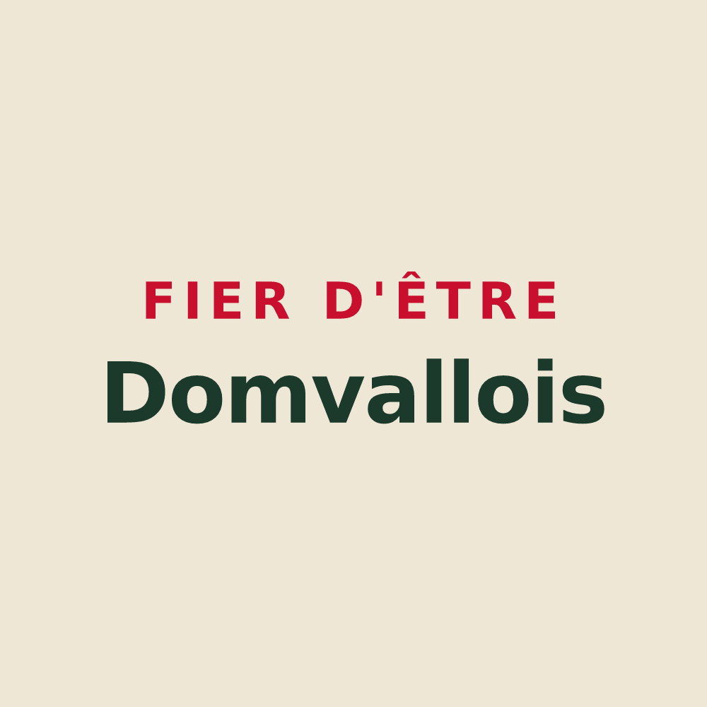 Tote bag « Fier d'être Domvallois » — design pour Domvallier