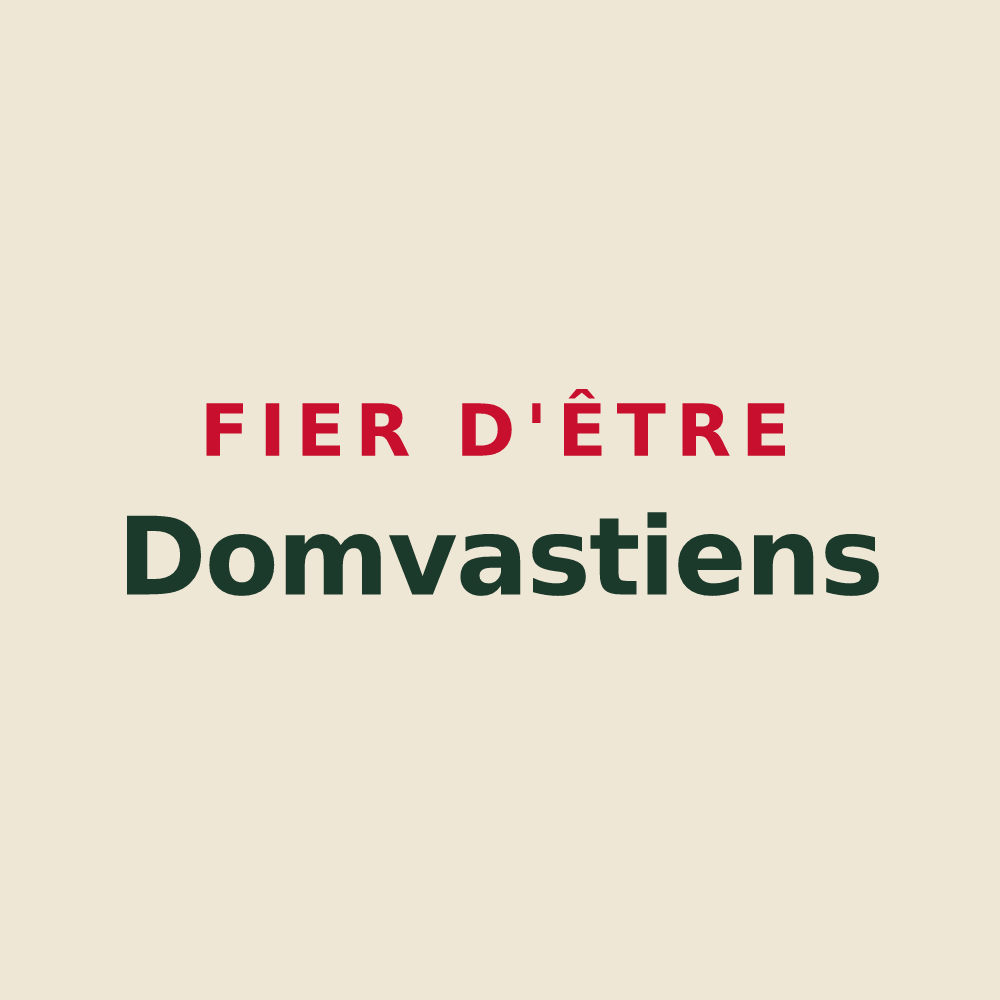 Tote bag « Fier d'être Domvastiens » — design pour Domvast