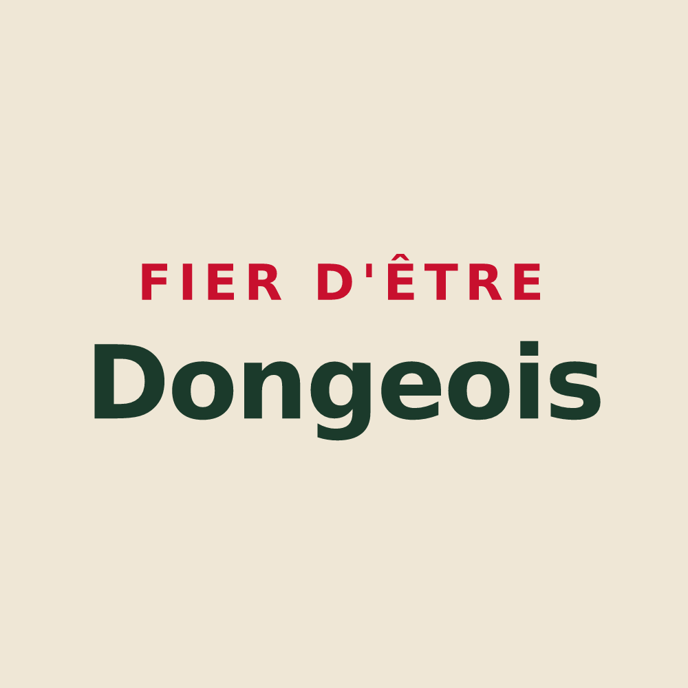 Tote bag « Fier d'être Dongeois » — design pour Donges