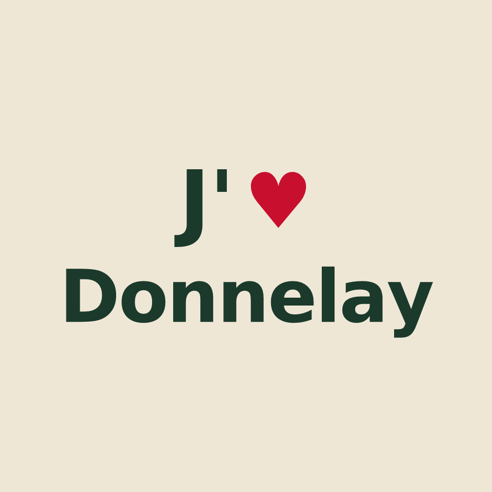 Tote bag personnalisé Donnelay — design J'aime Donnelay