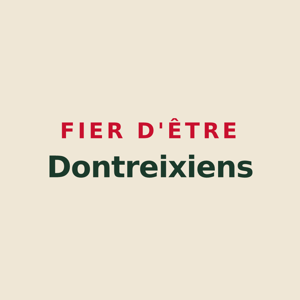 Tote bag « Fier d'être Dontreixiens » — design pour Dontreix