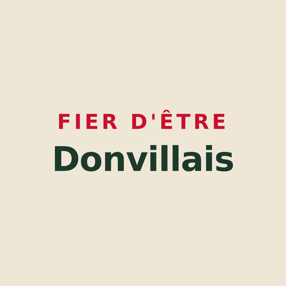 Tote bag « Fier d'être Donvillais » — design pour Donville-les-Bains