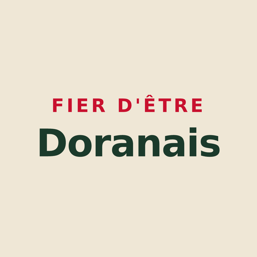 Tote bag « Fier d'être Doranais » — design pour Dorans