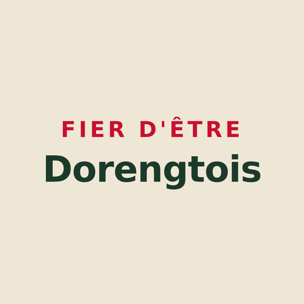 Tote bag « Fier d'être Dorengtois » — design pour Dorengt