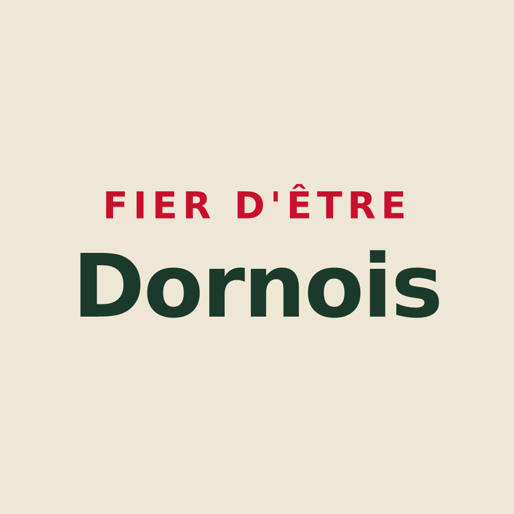 Tote bag « Fier d'être Dornois » — design pour Dornes