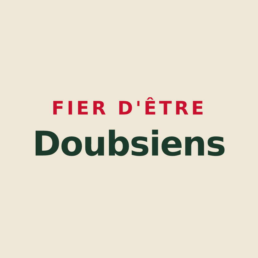 Tote bag « Fier d'être Doubsiens » — design pour Doubs
