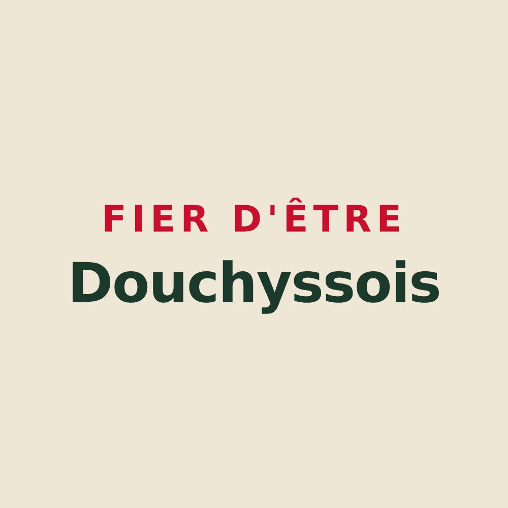 Tote bag « Fier d'être Douchyssois » — design pour Douchy-Montcorbon
