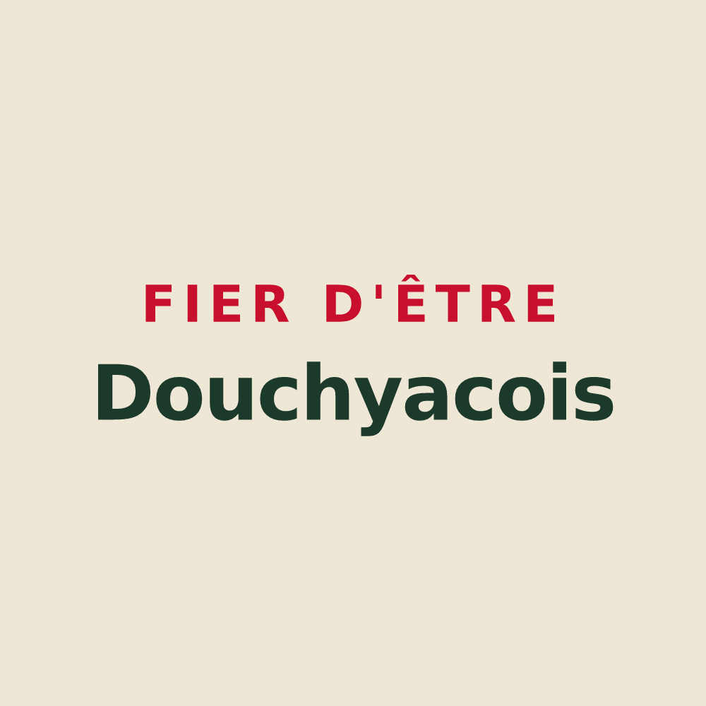 Tote bag « Fier d'être Douchyacois » — design pour Douchy