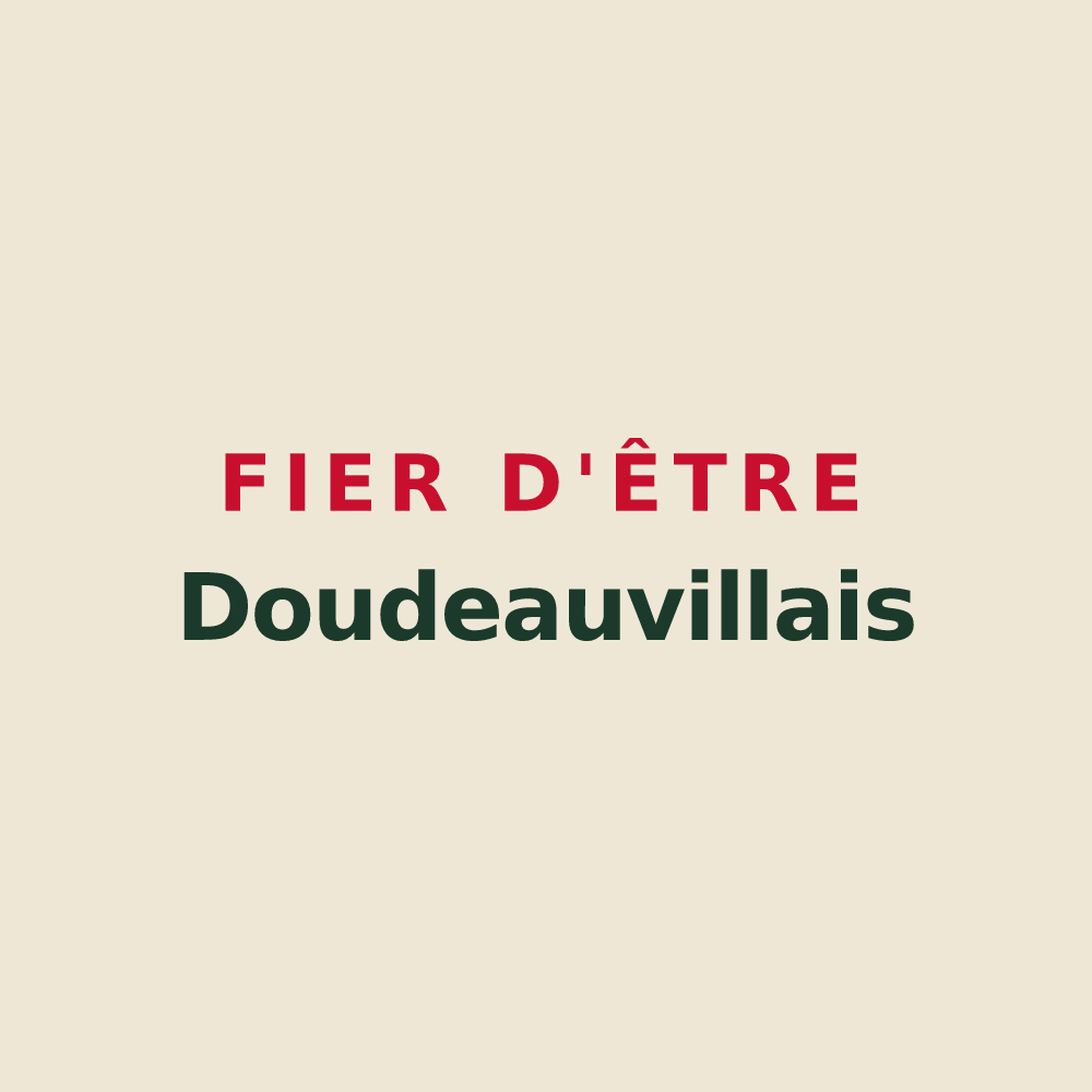 Tote bag « Fier d'être Doudeauvillais » — design pour Doudeauville