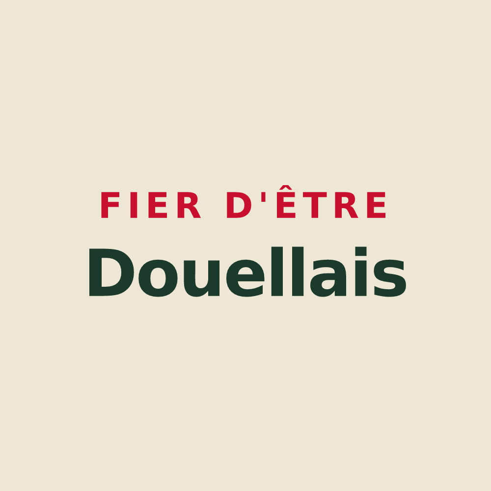 Tote bag « Fier d'être Douellais » — design pour Douelle