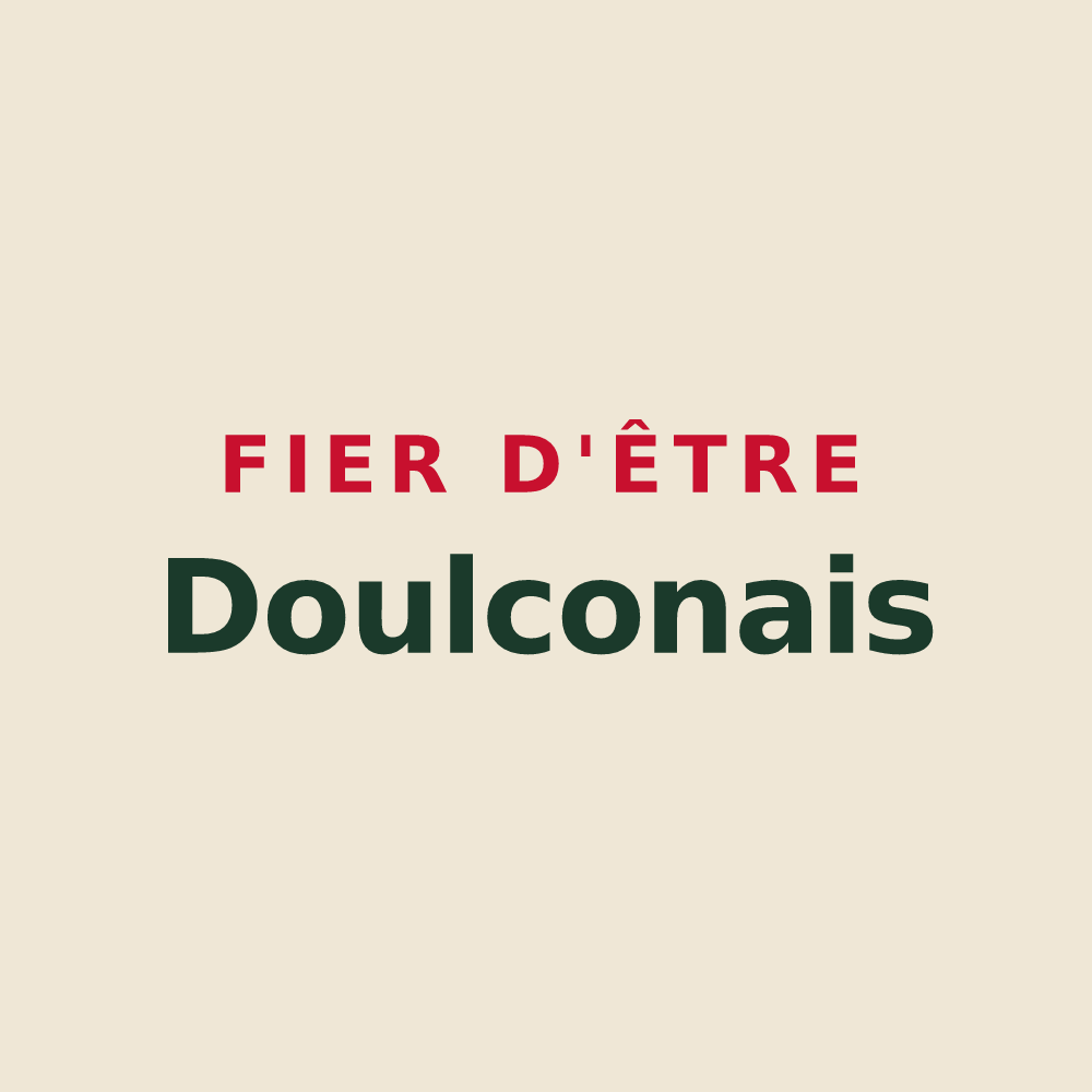 Tote bag « Fier d'être Doulconais » — design pour Doulcon