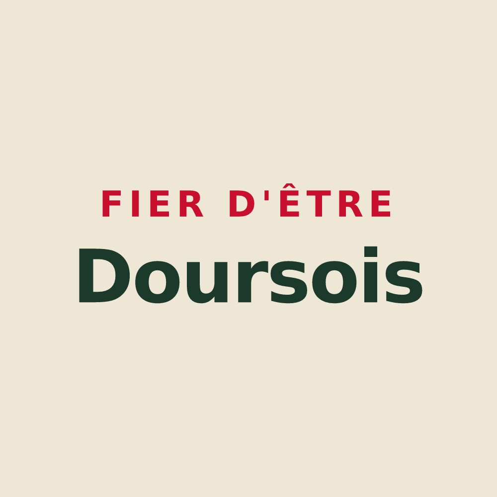 Tote bag « Fier d'être Doursois » — design pour Dours