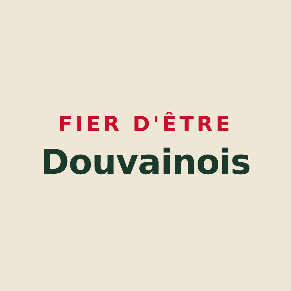 Tote bag « Fier d'être Douvainois » — design pour Douvaine
