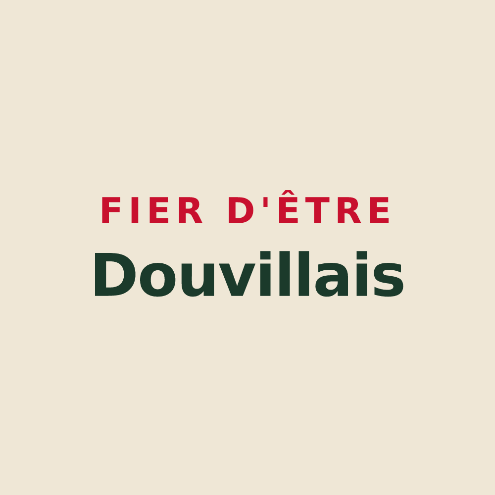 Tote bag « Fier d'être Douvillais » — design pour Douville-sur-Andelle