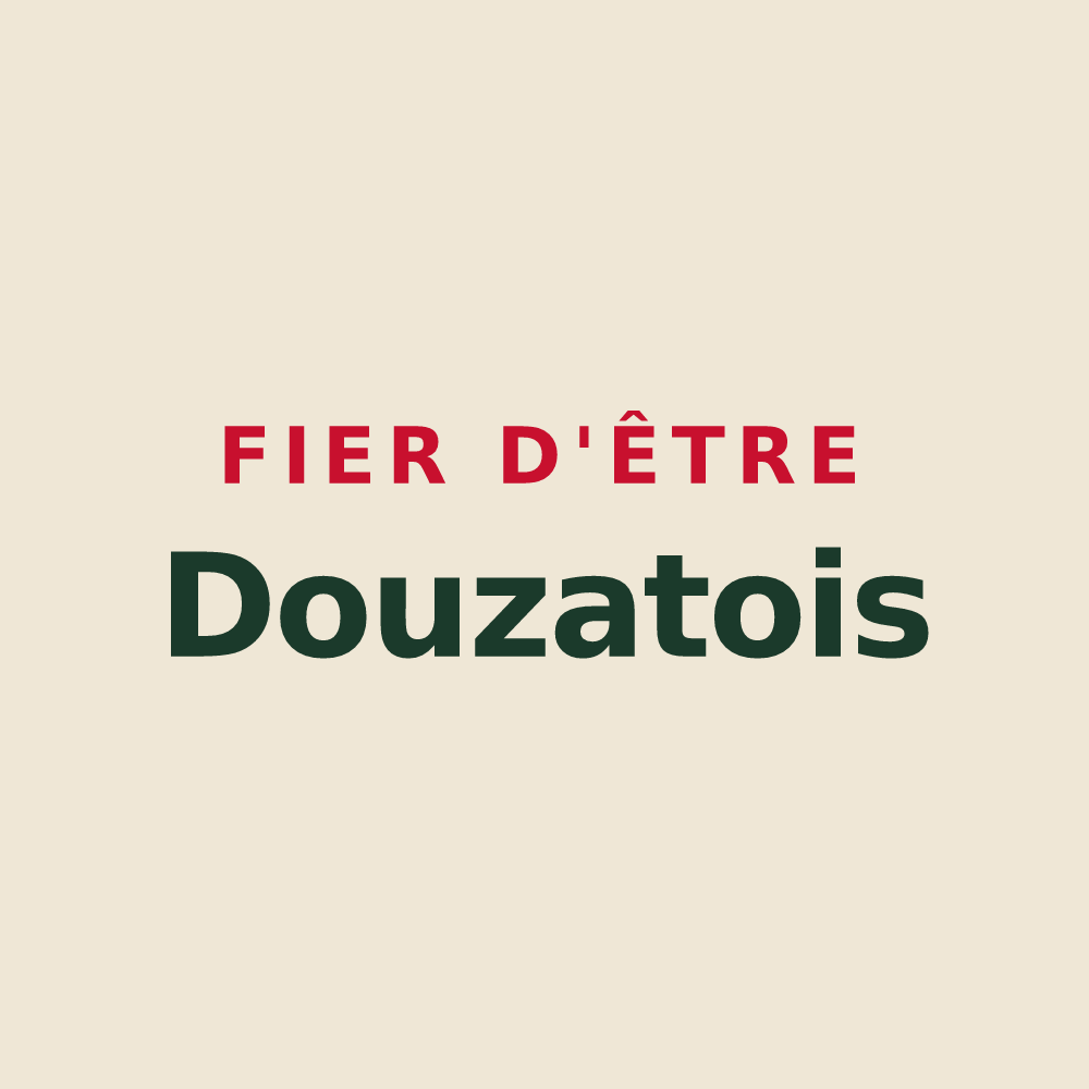 Tote bag « Fier d'être Douzatois » — design pour Douzat