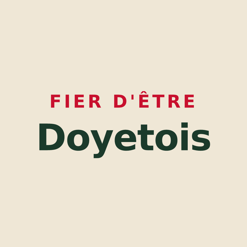 Tote bag « Fier d'être Doyetois » — design pour Doyet