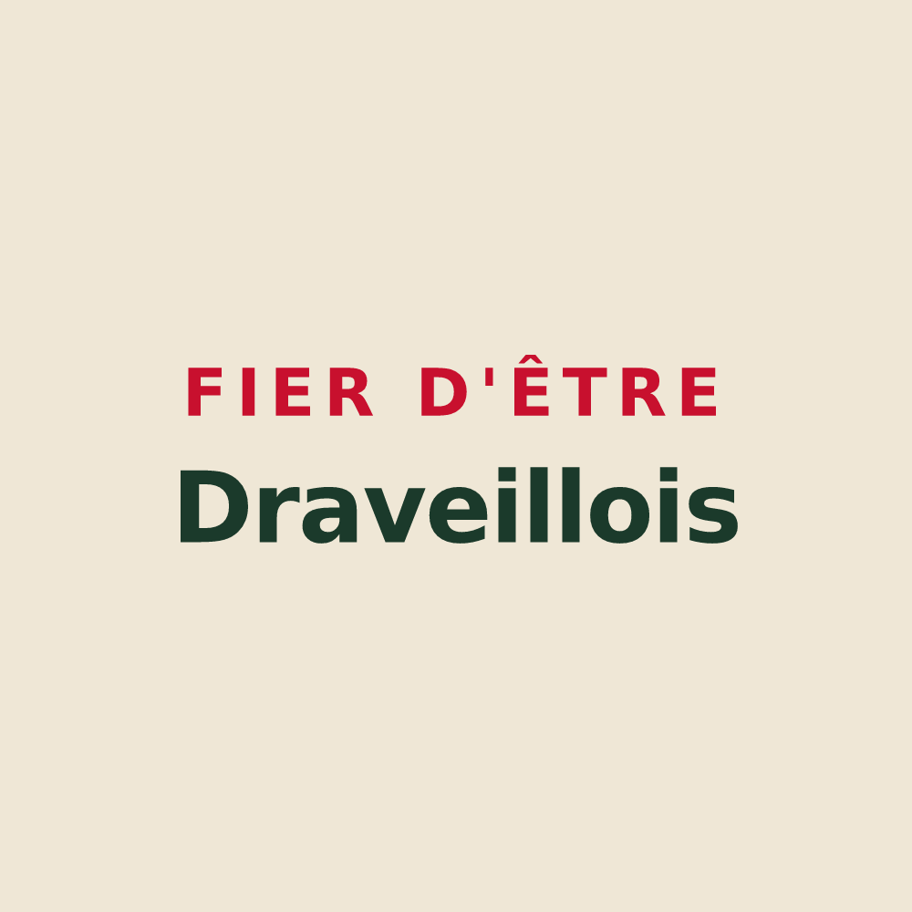 Tote bag « Fier d'être Draveillois » — design pour Draveil