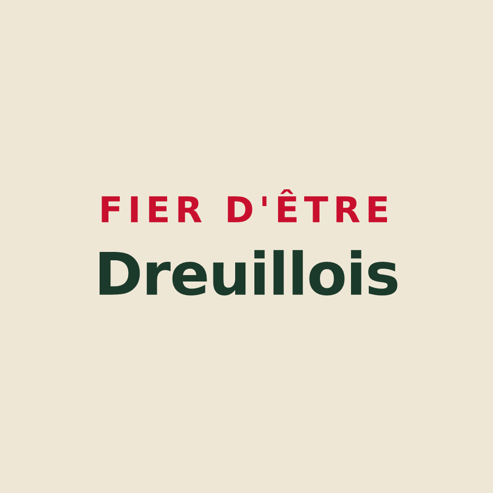 Tote bag « Fier d'être Dreuillois » — design pour Dreuil-lès-Amiens