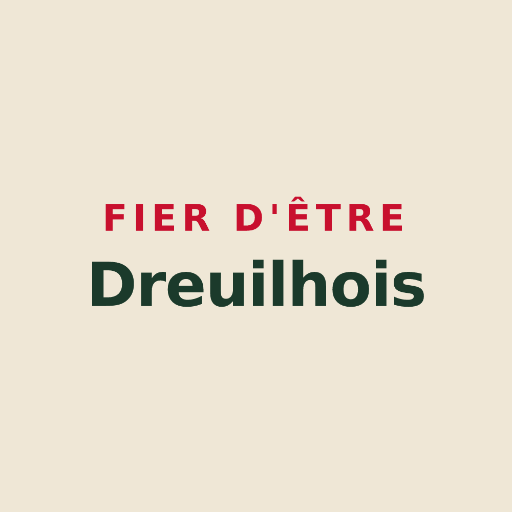 Tote bag « Fier d'être Dreuilhois » — design pour Dreuilhe
